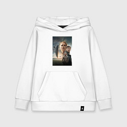 Толстовка детская хлопковая Arrival, цвет: белый