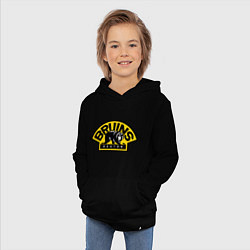 Толстовка детская хлопковая HC Boston Bruins Label, цвет: черный — фото 2