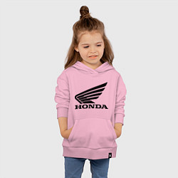 Толстовка детская хлопковая Honda Motor, цвет: светло-розовый — фото 2