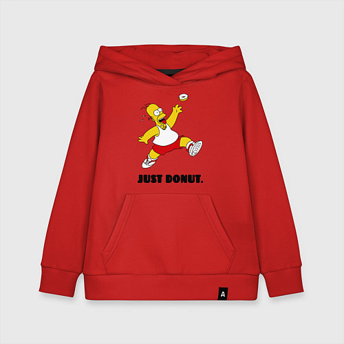 Детская толстовка-худи Just Donut / Красный – фото 1