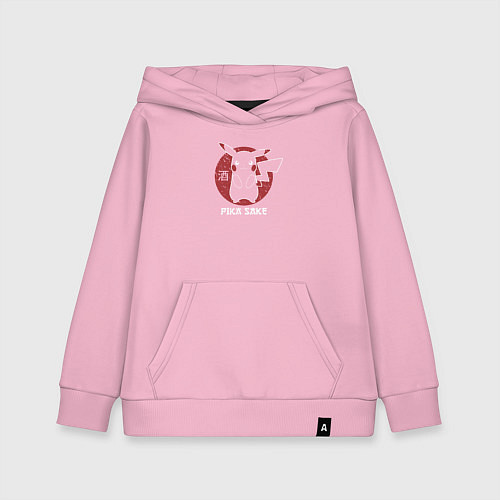Детская толстовка-худи Pika Sake / Светло-розовый – фото 1
