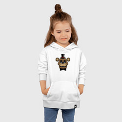 Толстовка детская хлопковая Freddy FNAF, цвет: белый — фото 2