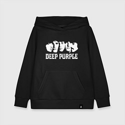 Толстовка детская хлопковая Deep Purple, цвет: черный