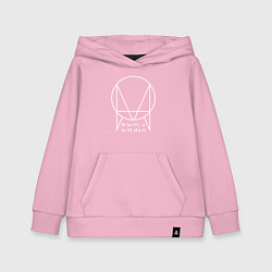 Толстовка детская хлопковая OWSLA, цвет: светло-розовый