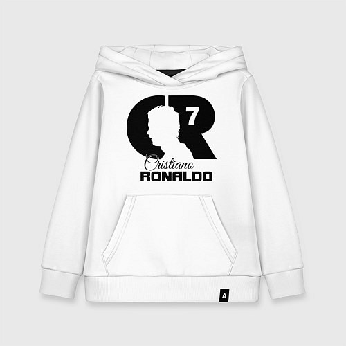 Детская толстовка-худи CR Ronaldo 07 / Белый – фото 1