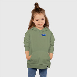 Толстовка детская хлопковая NASA, цвет: авокадо — фото 2