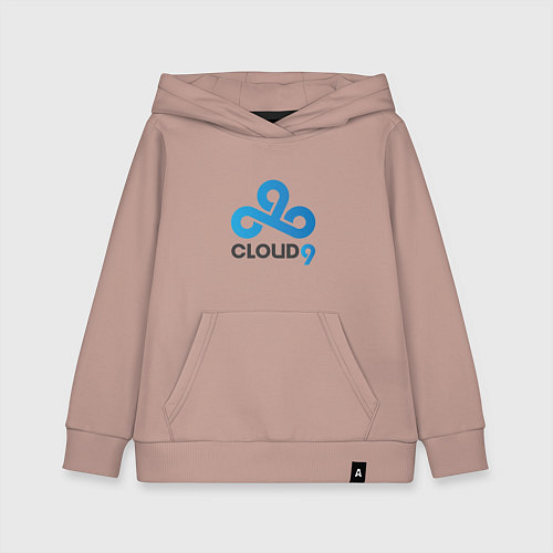 Детская толстовка-худи Cloud9 / Пыльно-розовый – фото 1