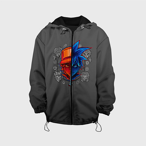 Детская куртка Игроки Покемонов / 3D-Черный – фото 1