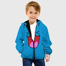 Куртка с капюшоном детская Покеболл, цвет: 3D-черный — фото 2