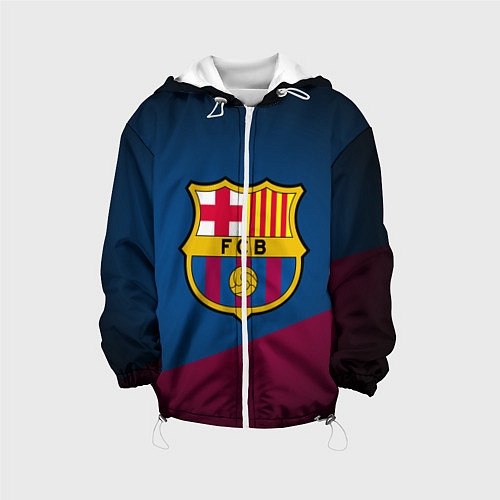 Детская куртка FCB Barcelona / 3D-Белый – фото 1
