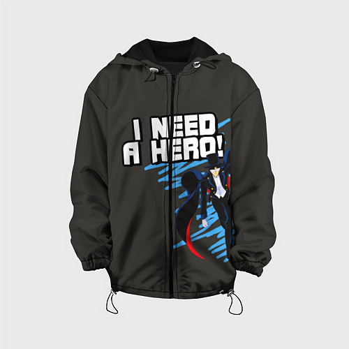 Детская куртка I need a hero / 3D-Черный – фото 1