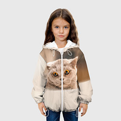 Куртка с капюшоном детская Британец 7, цвет: 3D-белый — фото 2