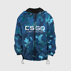 Куртка с капюшоном детская Cs:go - Cobalt Disruption Ржавый кобальт, цвет: 3D-черный