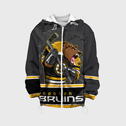 Куртка с капюшоном детская Boston Bruins, цвет: 3D-белый