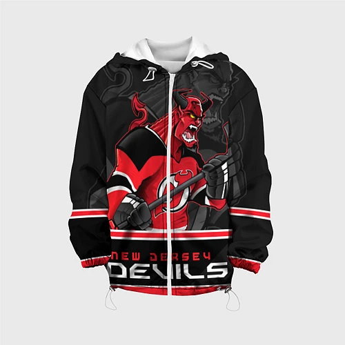 Детская куртка New Jersey Devils / 3D-Белый – фото 1