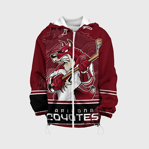 Детская куртка Arizona Coyotes / 3D-Белый – фото 1