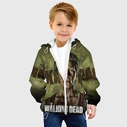 Куртка с капюшоном детская Ходячие мертвецы: Кэрол Пелетье, цвет: 3D-белый — фото 2