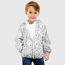 Куртка с капюшоном детская I Know That Feel Bro, цвет: 3D-белый — фото 2