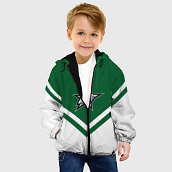 Куртка с капюшоном детская NHL: Dallas Stars, цвет: 3D-черный — фото 2