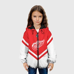 Куртка с капюшоном детская NHL: Detroit Red Wings, цвет: 3D-черный — фото 2