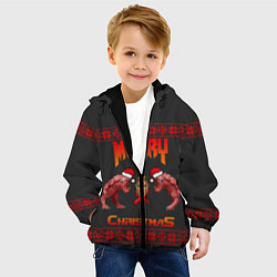 Куртка с капюшоном детская Свитер для думера, цвет: 3D-черный — фото 2