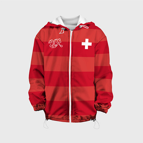 Детская куртка Сборная Швейцарии по футболу / 3D-Белый – фото 1