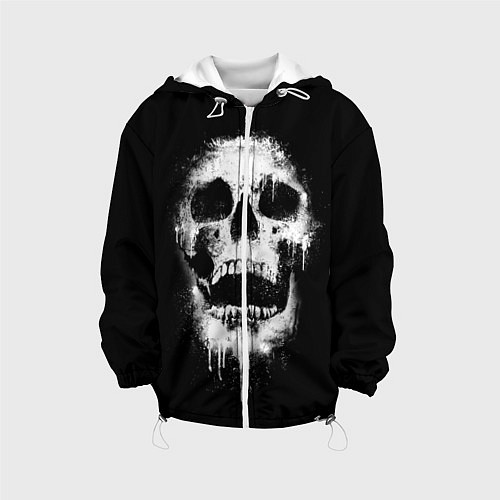 Детская куртка Evil Skull / 3D-Белый – фото 1