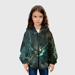 Куртка с капюшоном детская Маокай, цвет: 3D-черный — фото 2