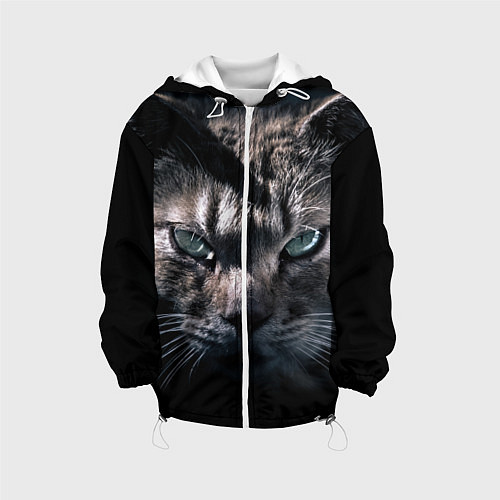 Детская куртка Котик / 3D-Белый – фото 1