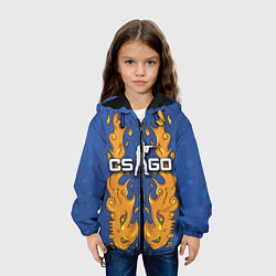 Куртка с капюшоном детская CS:GO Fire Elemental, цвет: 3D-черный — фото 2