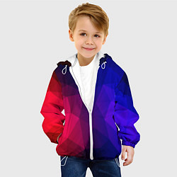 Куртка с капюшоном детская Red&Blue, цвет: 3D-белый — фото 2