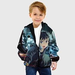 Куртка с капюшоном детская Alice Schuberg2, цвет: 3D-черный — фото 2
