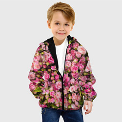 Куртка с капюшоном детская Розовый рай, цвет: 3D-черный — фото 2