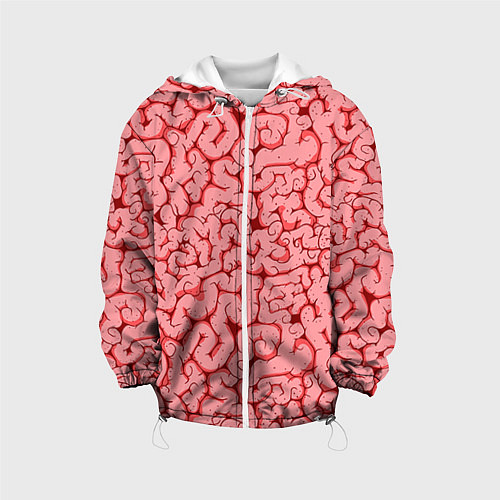 Детская куртка Мозг / 3D-Белый – фото 1