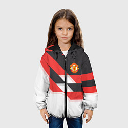 Куртка с капюшоном детская Manchester United: Stipe, цвет: 3D-черный — фото 2