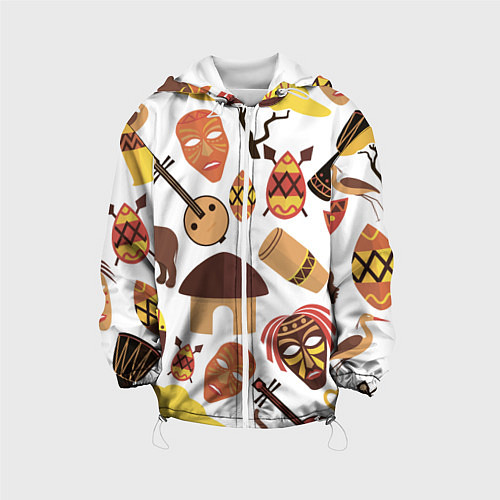 Детская куртка Гамбия / 3D-Белый – фото 1