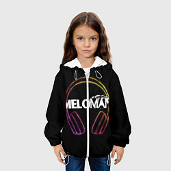 Куртка с капюшоном детская Meloman, цвет: 3D-белый — фото 2
