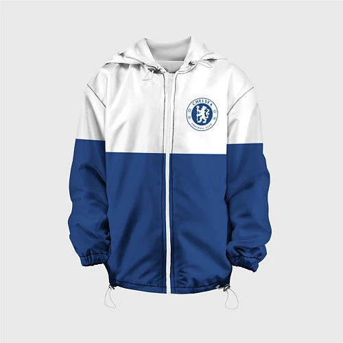 Детская куртка Chelsea FC: Light Blue / 3D-Белый – фото 1
