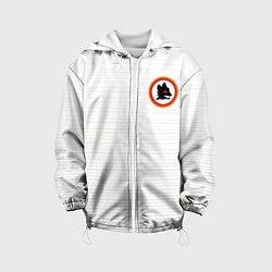 Куртка с капюшоном детская A S Roma - WHITE N 98 NEW 2022, цвет: 3D-белый