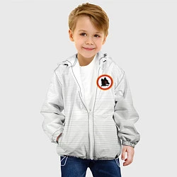 Куртка с капюшоном детская A S Roma - WHITE N 98 NEW 2022, цвет: 3D-белый — фото 2