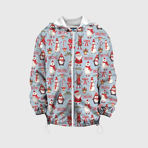 Детская куртка Рождественская Милота / 3D-Белый – фото 1