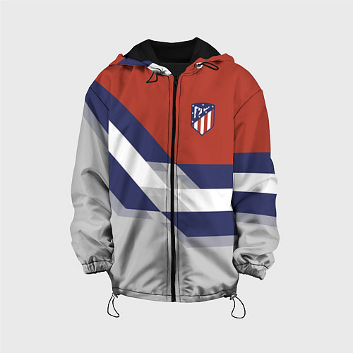 Детская куртка Atletico FC: Grey style / 3D-Черный – фото 1