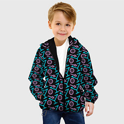 Куртка с капюшоном детская Cocktail 2, цвет: 3D-черный — фото 2