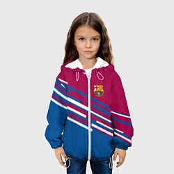 Куртка с капюшоном детская Barcelona FC: Sport Line 2018, цвет: 3D-белый — фото 2
