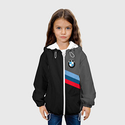 Куртка с капюшоном детская BMW БМВ, цвет: 3D-белый — фото 2