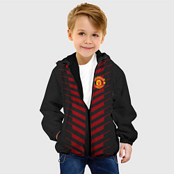 Куртка с капюшоном детская FC Manchester United: Creative, цвет: 3D-черный — фото 2