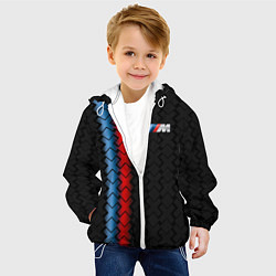 Куртка с капюшоном детская BMW Premium, цвет: 3D-белый — фото 2