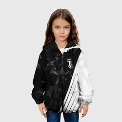 Куртка с капюшоном детская FC Juventus: Abstract, цвет: 3D-черный — фото 2
