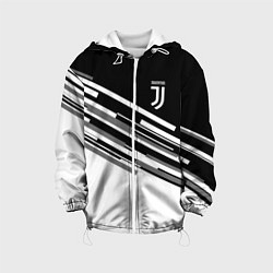 Куртка с капюшоном детская FC Juventus: B&W Line, цвет: 3D-белый