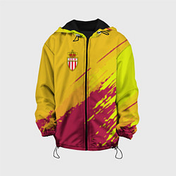 Куртка с капюшоном детская FC Monaco: Yellow 2018, цвет: 3D-черный